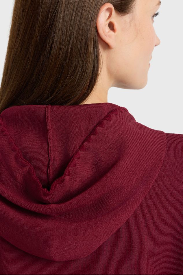 Plume Damen-Kapuzenpullover &ndash; Bordeauxrot (Burgundy)