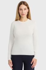Tzimo Tee-shirt ML Femme - Blanc (White) Tzimo Tee-shirt ML Femme - Blanc (White)