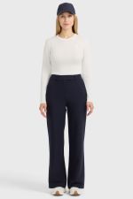 Tzimo Damen-Langarm-T-Shirt – Weiß (Weiß) Tzimo Damen-Langarm-T-Shirt – Weiß (Weiß)