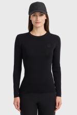 Tzimo camiseta de manga larga para mujer - Negro (Negro) Tzimo camiseta de manga larga para mujer - Negro (Negro)