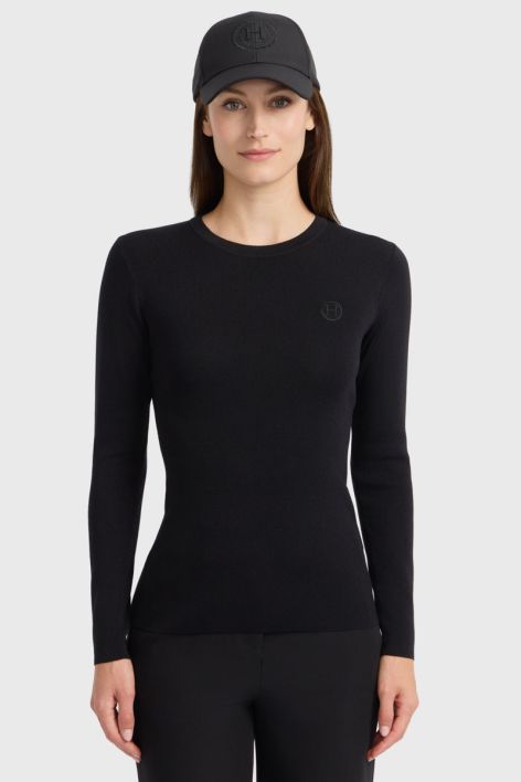 Tzimo women's long-sleeve T-shirt - Black (Black)