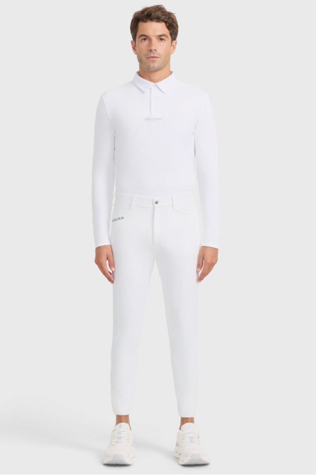 Costaso pantalones de equitacion - Blanco