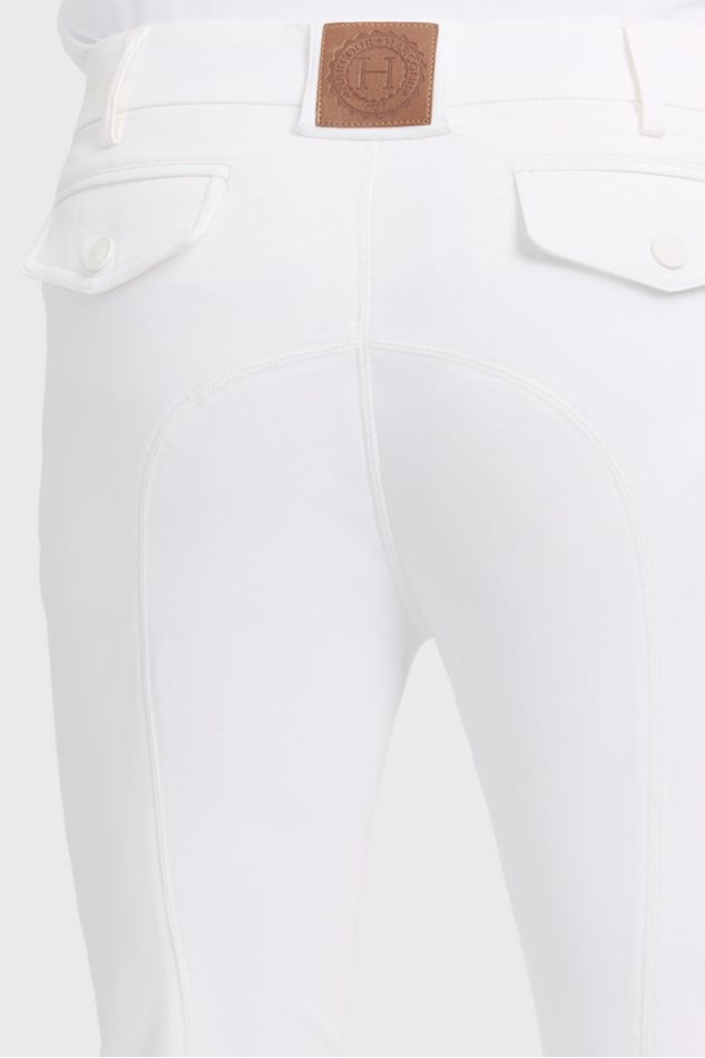 Costaso pantalones de equitacion - Blanco
