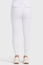 Jaipur fleece rijbroek voor dames met Fix System Grip - wit (white) Jaipur fleece rijbroek voor dames met Fix System Grip - wit (white)