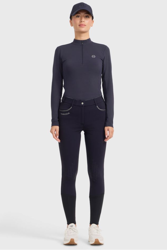 Jaipur Fleece Riding Trousers - Navy Jaipur Fleece Riding Trousers - Navy