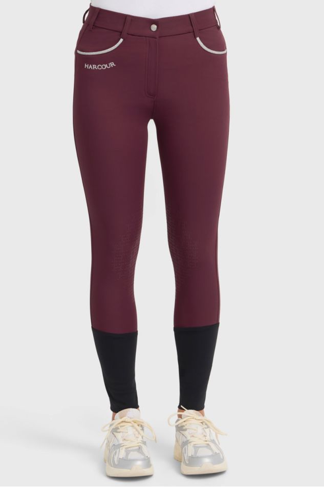 Jaltika Pantalon &eacute;quitation - Aubergine