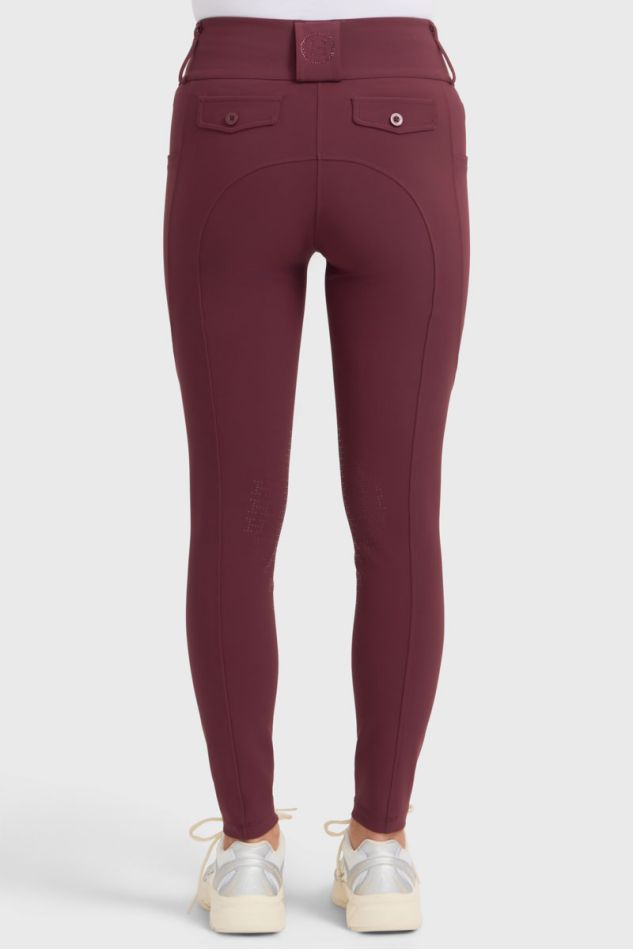 Luce Pantalones de equitacion - Berenjena