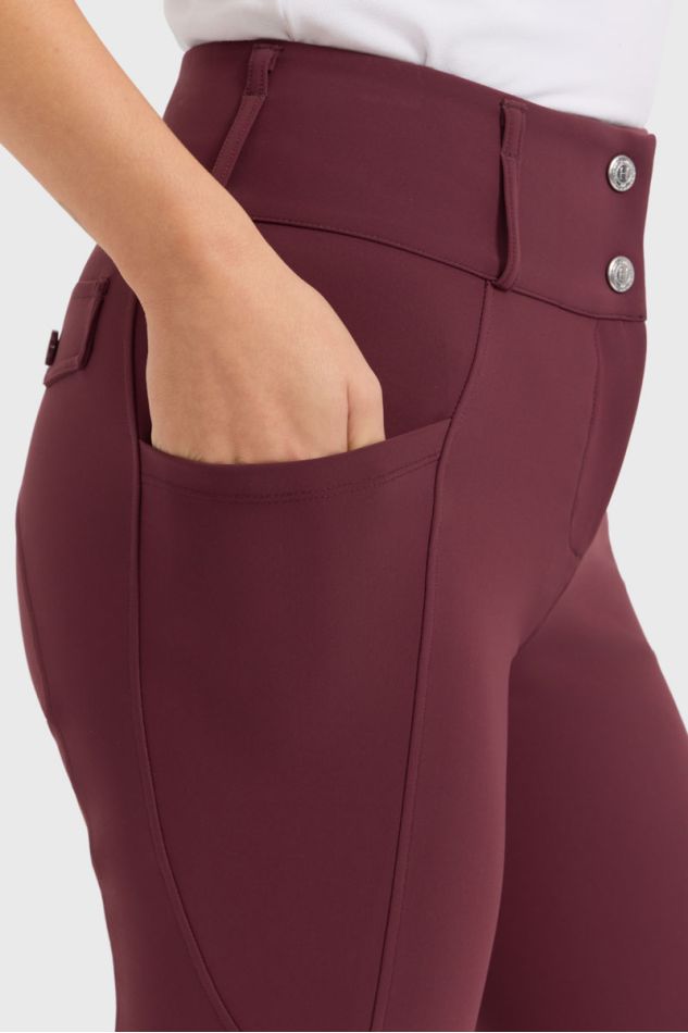 Luce Breeches - Eggplant