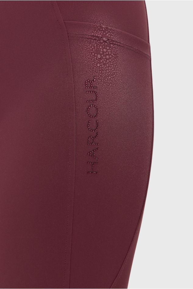 Luce Pantalones de equitacion - Berenjena