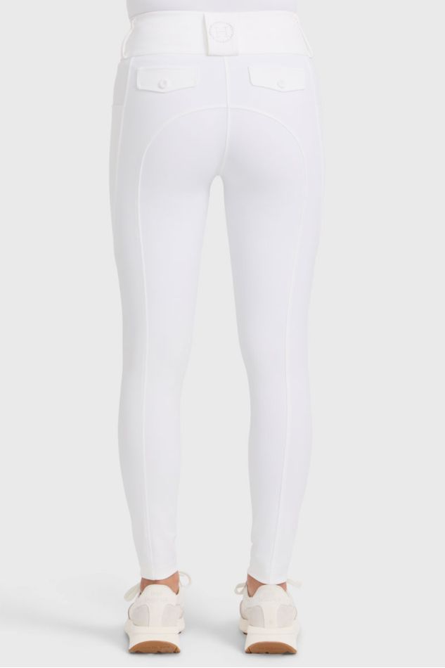 Luce Pantalones de equitacion - Blanco