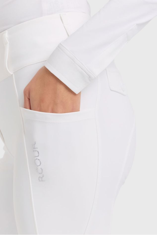 Luce Pantalon &eacute;quitation - Blanc