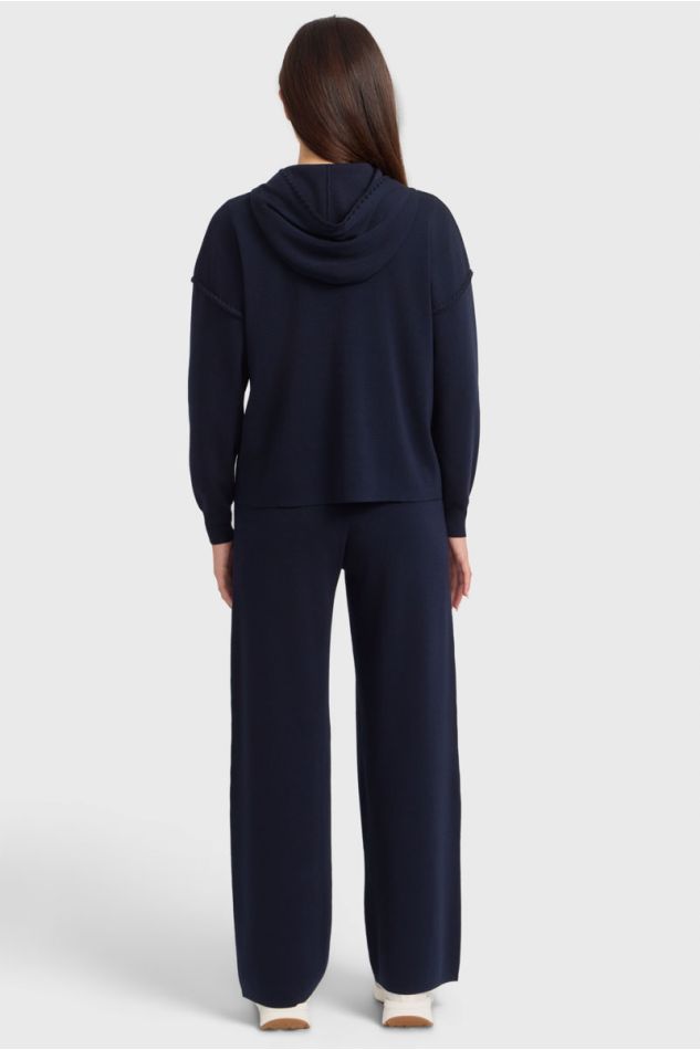 Plume Sweat &agrave; capuche - Marine