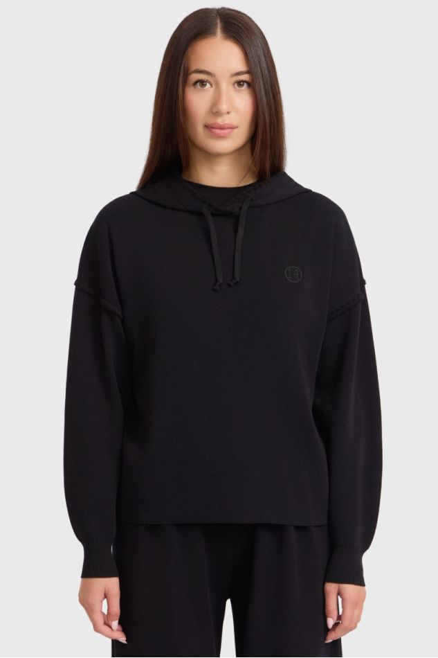 Sudadera con capucha Plume - Negro