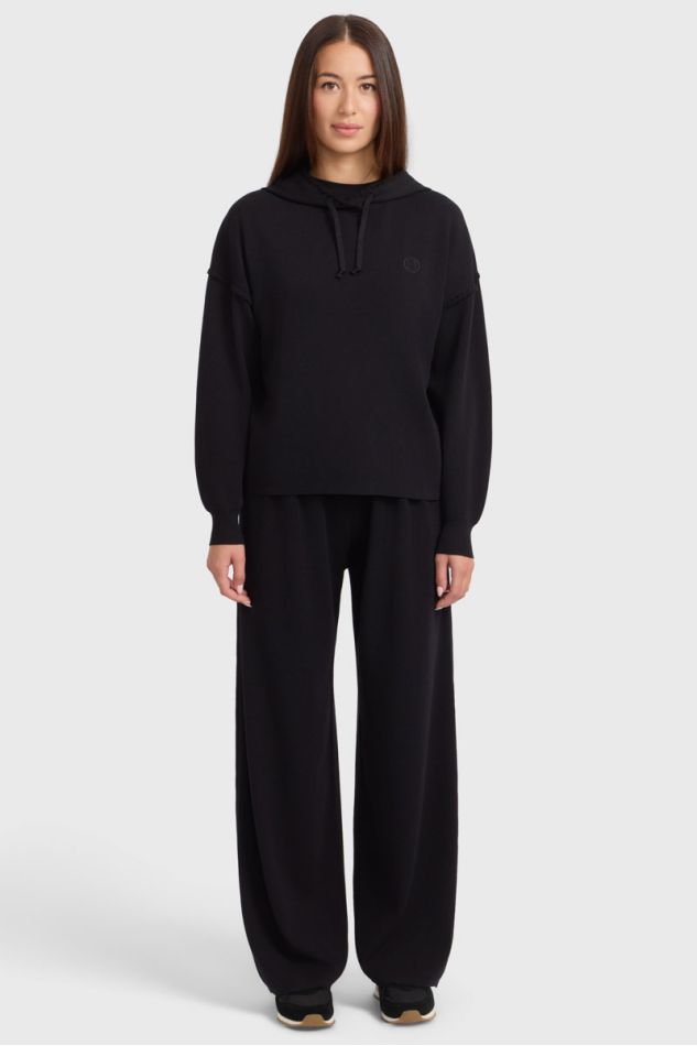 Felpa con cappuccio Plume - Nero