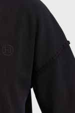 Plume Hooded Sweaters - Black Plume Hooded Sweaters - Black