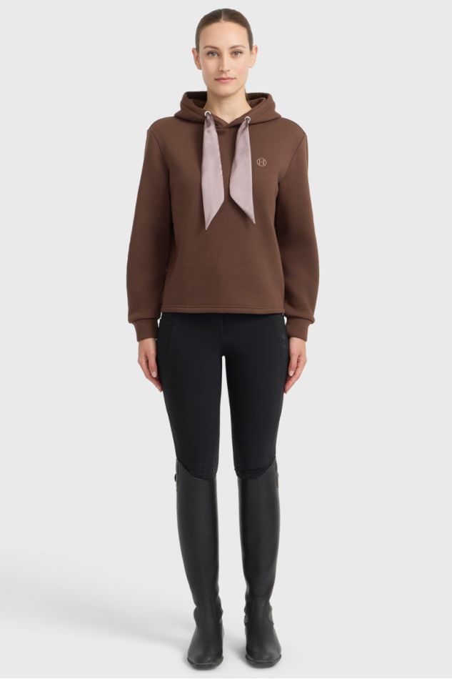 Celia hoodie - kastanjebruin Celia hoodie - kastanjebruin