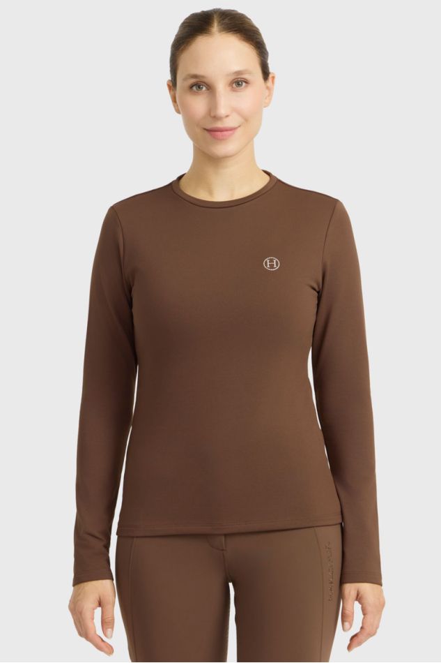 Camisola t&eacute;rmica Cynthia - Castanho