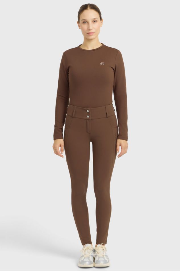 Camisola t&eacute;rmica Cynthia - Castanho