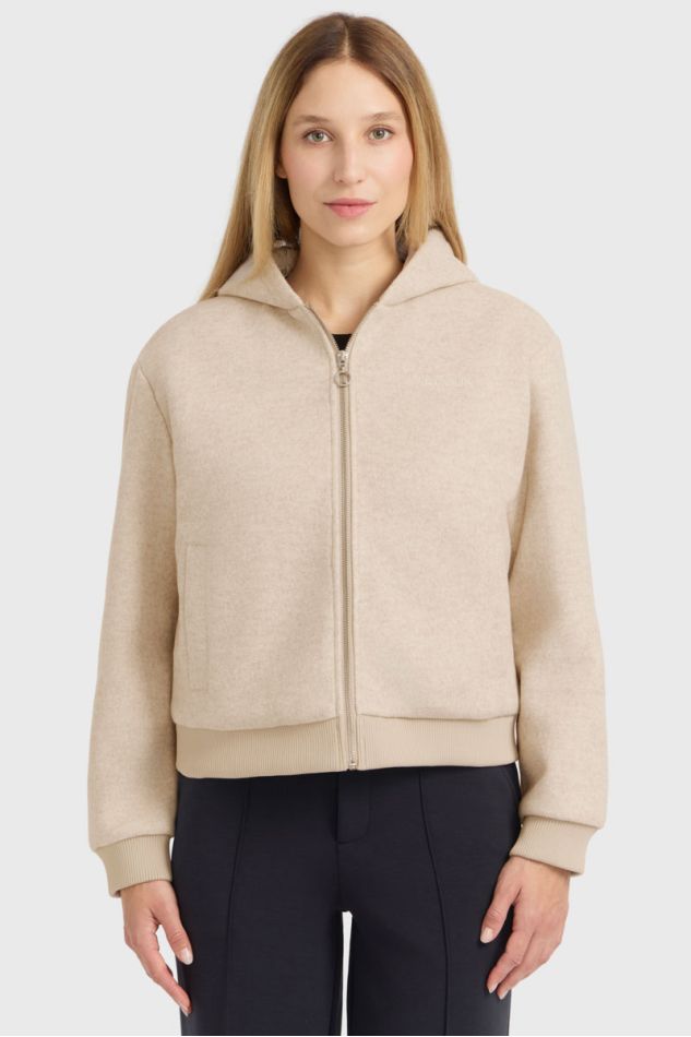 Cathy Bomber Jacket - Cream Cathy Bomber Jacket - Cream
