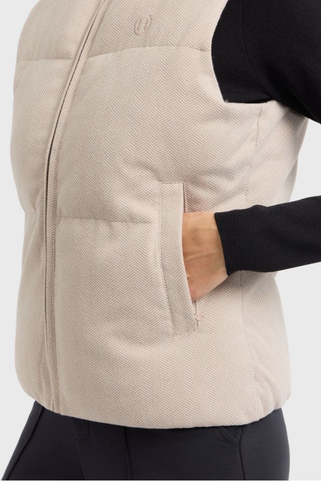 Colombe cardigan sin mangas - Chevrones