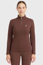 Claudia Polo Shirt - Chestnut Claudia Polo Shirt - Chestnut