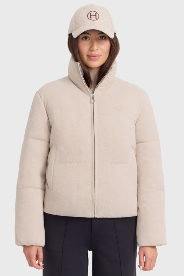 Colombine Steppjacke &ndash; Fischgr&auml;tmuster