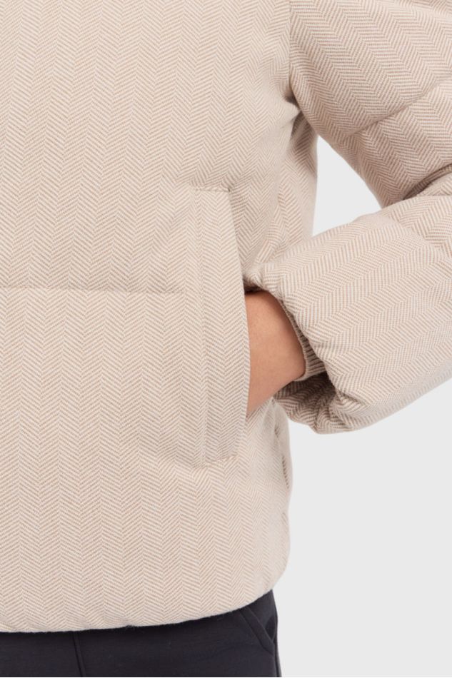 Colombine Puffer Jacket - Chevrons