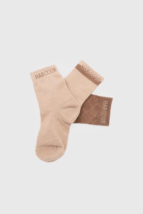 Cannelle meias (x3) - moca/creme
