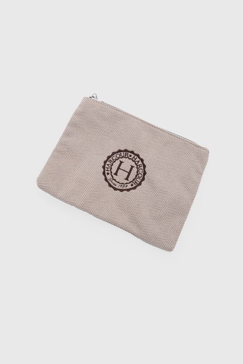 Cachou bolsa - padrão em chevron