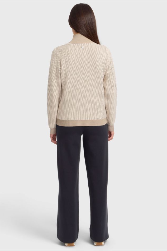 Carol Pullover f&uuml;r Damen &ndash; Fischgr&auml;tmuster (Fischgr&auml;tmuster)