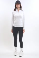 Breezi Polo ML Femme - Blanc (White) Breezi Polo ML Femme - Blanc (White)