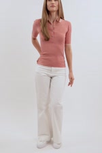 Bethanie Polo - Rose Aurore Bethanie Polo - Rose Aurore