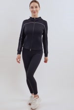 Bryssea Sweat Zippé - Marine Bryssea Sweat Zippé - Marine