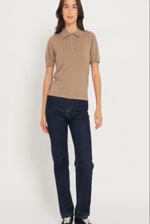 Cherry Pullover polo - Moka Cherry Pullover polo - Moka