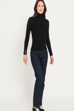 Christina Pull Col Roulé - Noir Christina Pull Col Roulé - Noir