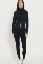 Clotilde Sweat Technique zippé - Noir Clotilde Sweat Technique zippé - Noir