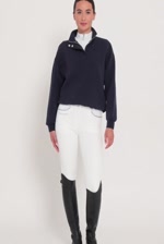 Cassandre Sweat 1/2 Zip - Marine Cassandre Sweat 1/2 Zip - Marine