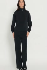 Cassandre Sweat 1/2 Zip - Noir Cassandre Sweat 1/2 Zip - Noir