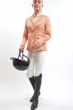 Jismy Veste de Concours Femme - Abricot (Apricot) Jismy Veste de Concours Femme - Abricot (Apricot)